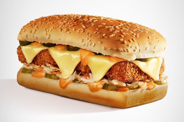 البيك ساندويش بيق بيك دجاج حار