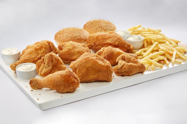 Albaik chicken meal